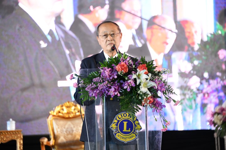  เลขาธิการมูลนิธิชัยพัฒนา เป็นประธานพิธีเปิดการประชุมใหญ่ไลออนส์สากล ภาครวม 310 ประเทศไทย ครั้งที่ 52 